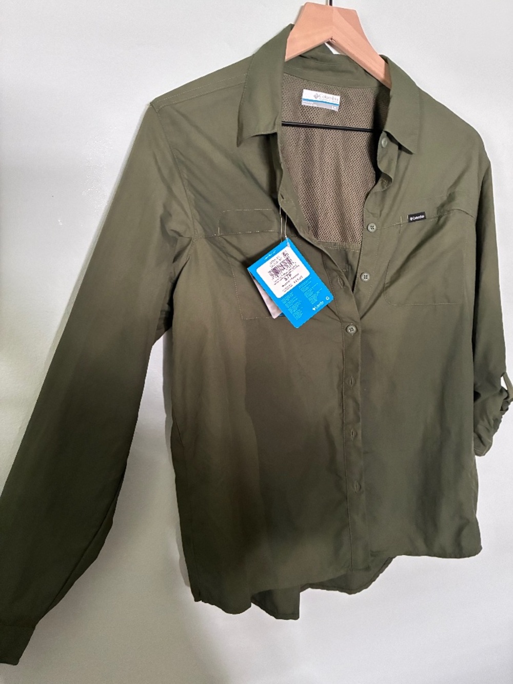 Green Columbia Women’s Kestrel Hiking shirt